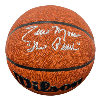 Earl Monroe Signed Wilson NBA Basketball - "The Pearl" Inscription