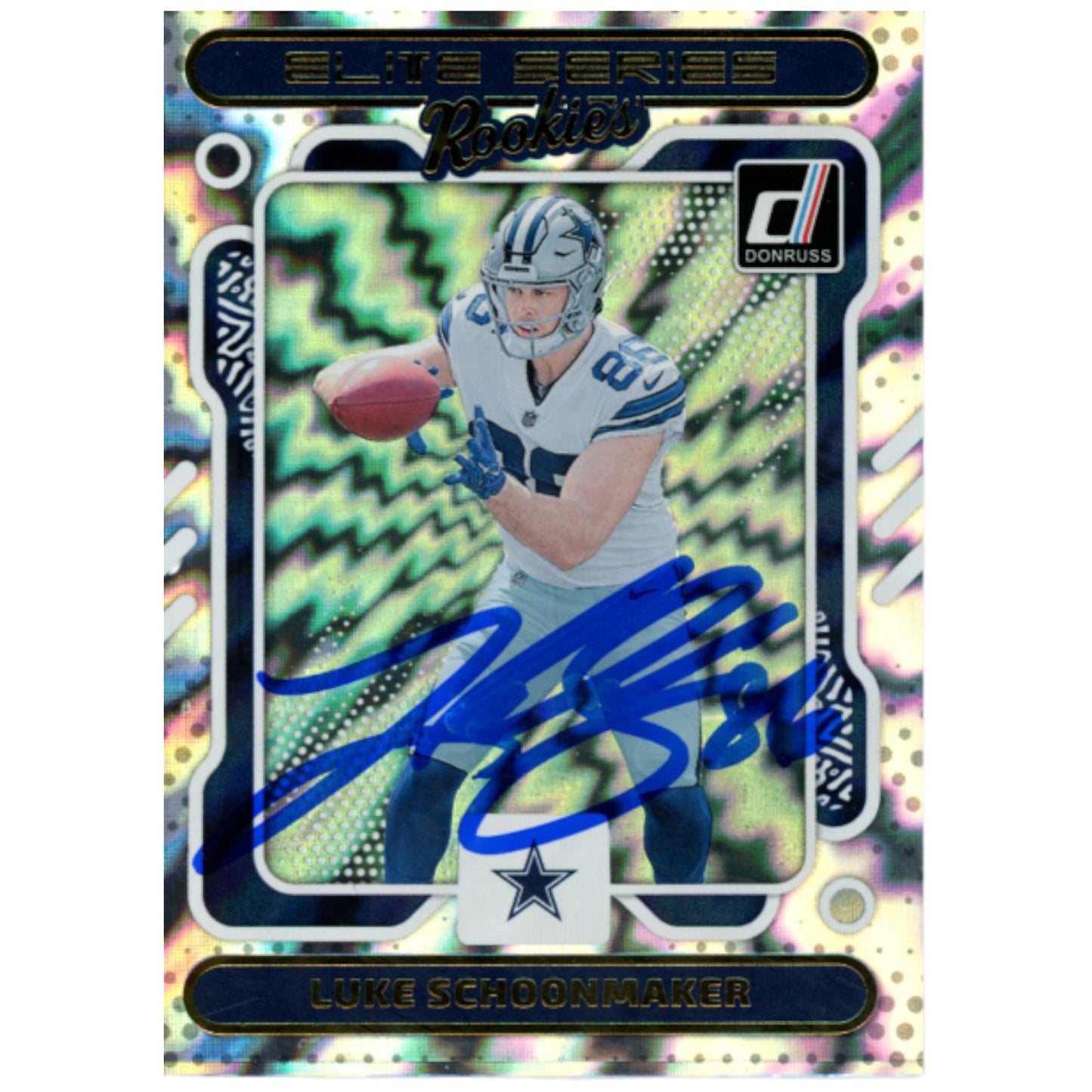 Luke Schoonmaker Autographed 2023 Donruss Elite Trading Card