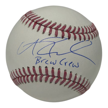 Andrew Fischer Signed Official Major League Baseball "Brew Crew"