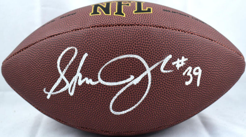 Steven Jackson Signed St. Louis Rams Wilson NFL Football