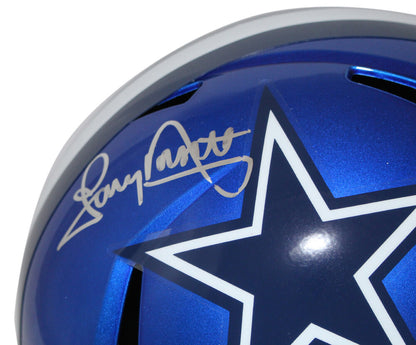 Tony Dorsett Autographed Dallas Cowboys Full Size Flash Speed Replica Helmet