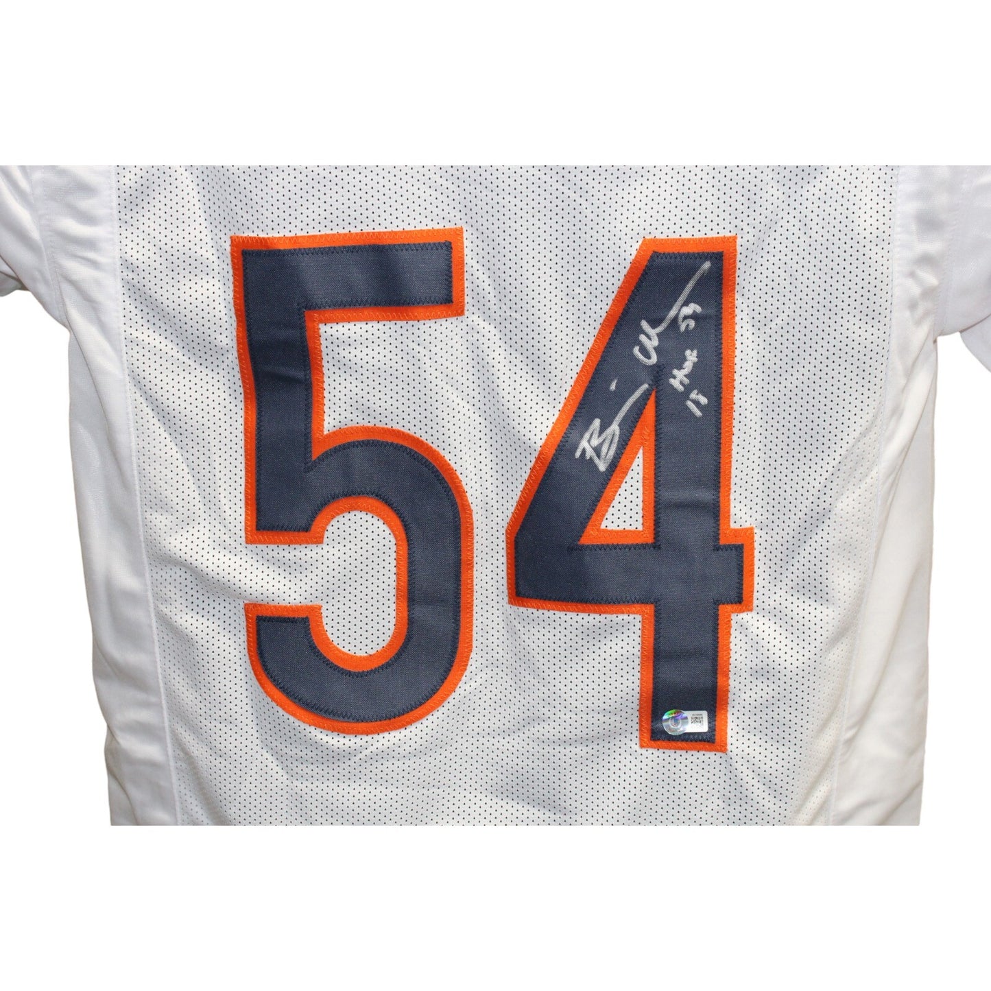 Brian Urlacher Signed Chicago Bears Pro Style White Jersey (HOF)