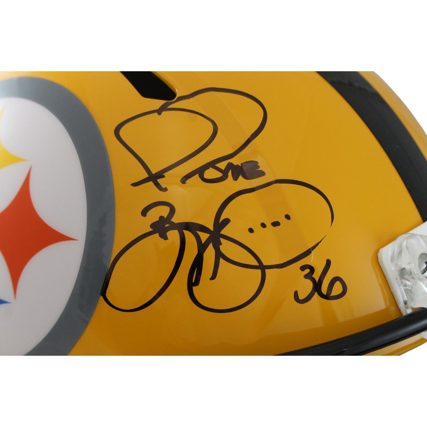 Jerome Bettis Pittsburgh Steelers Signed Full Size 2025 Alternate Helmet