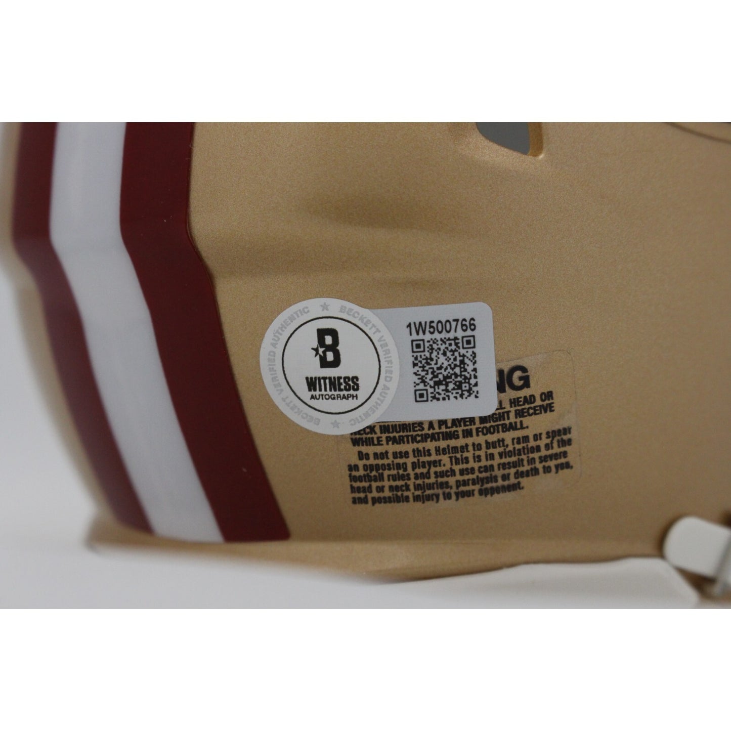 Ken Norton Jr. San Francisco 49ers Autographed Mini Helmet