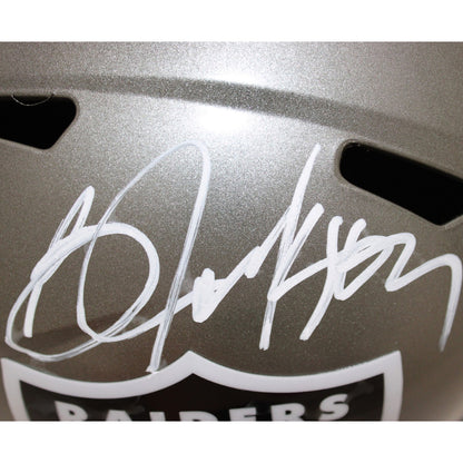 Bo Jackson Signed Las Vegas Raiders Full Size Replica Flash Helmet