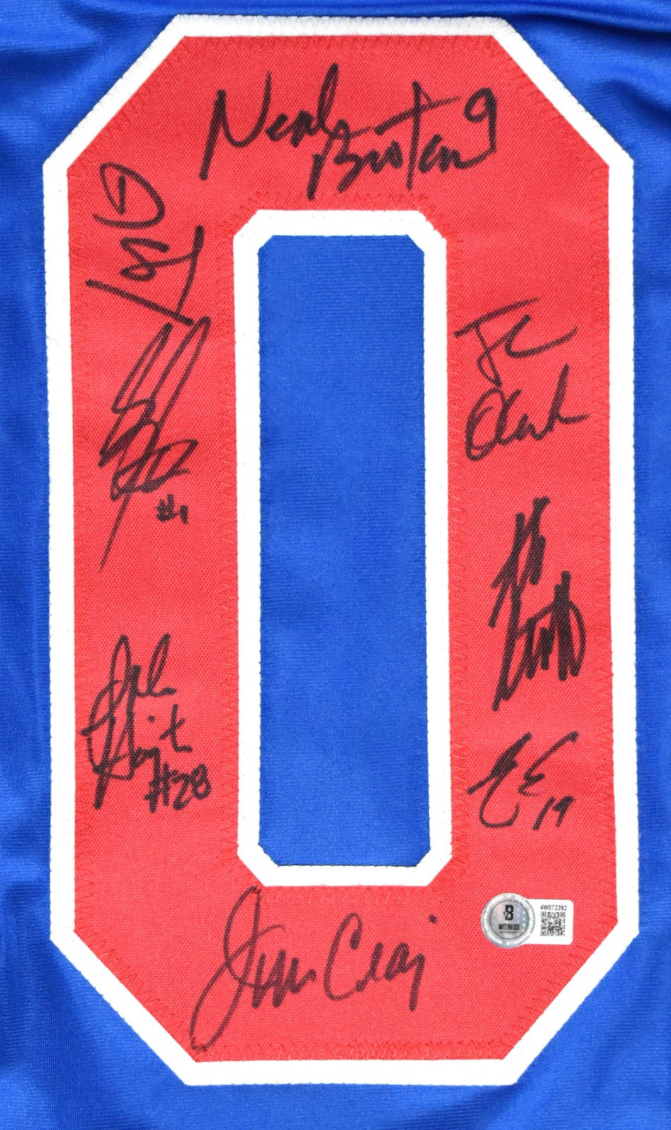 1980 Miracle on Ice Team Signed Team USA Blue Jersey (18 Sigs)