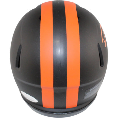 Denzel Ward Cleveland Browns Autographed Eclipse Mini Helmet