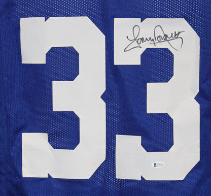 Tony Dorsett Signed Dallas Cowboys Custom Blue Jersey (Beckett)