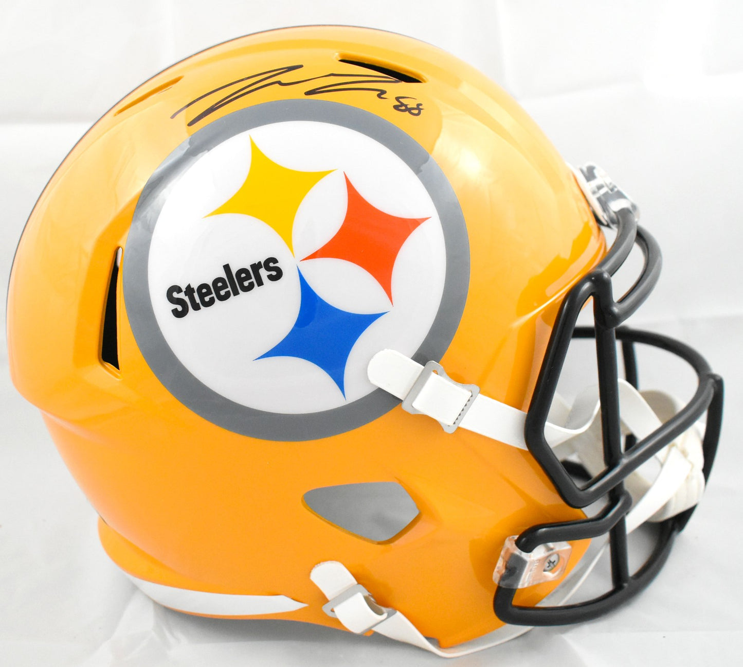 Pat Freiermuth Autographed Pittsburgh Steelers 1963-1976 Throwback Helmet