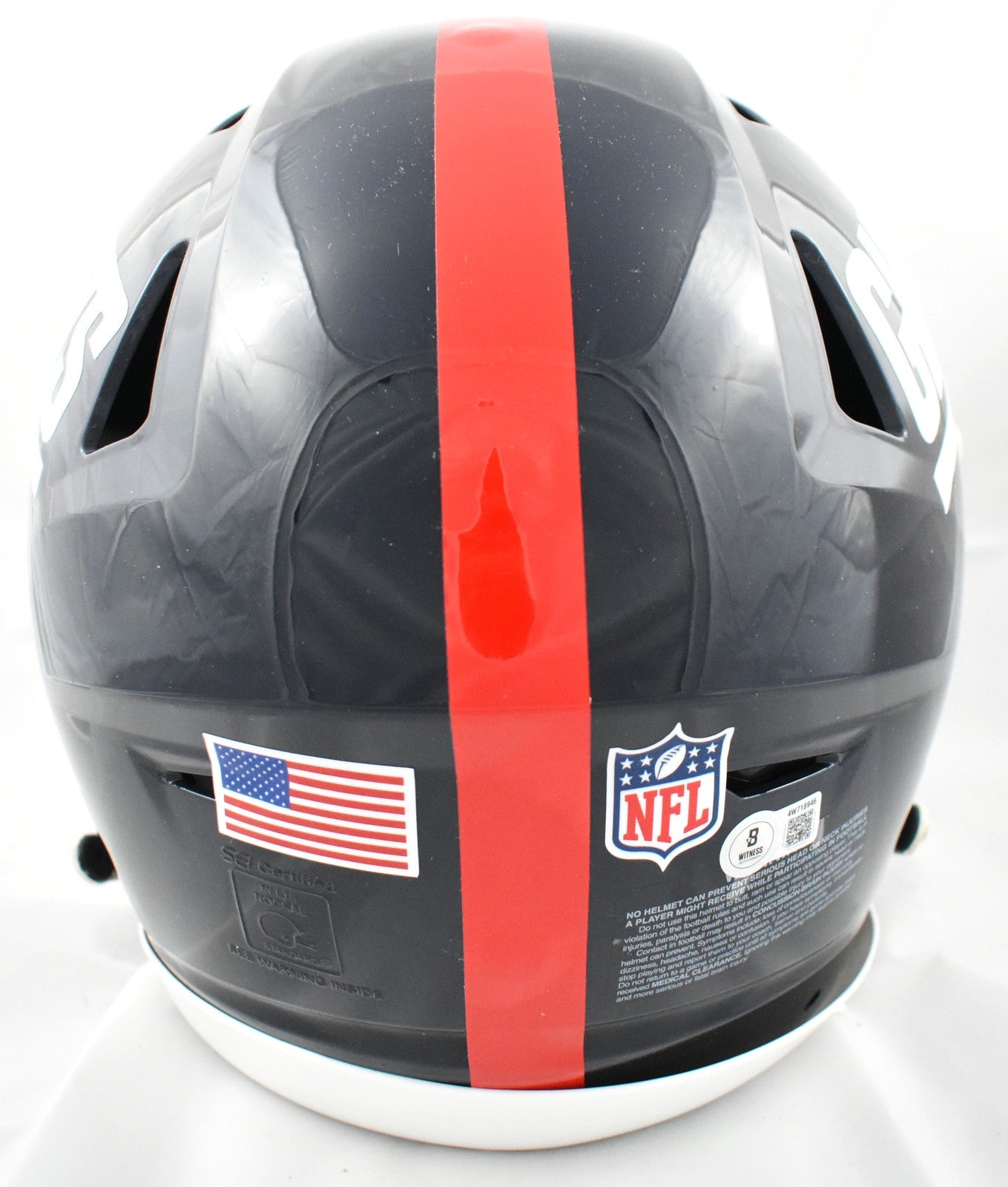 Abdul Carter Signed New York Giants 1981-99 Throwback Full Size Helmet