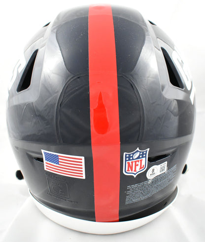 Abdul Carter Signed New York Giants 1981-99 Throwback Full Size Helmet