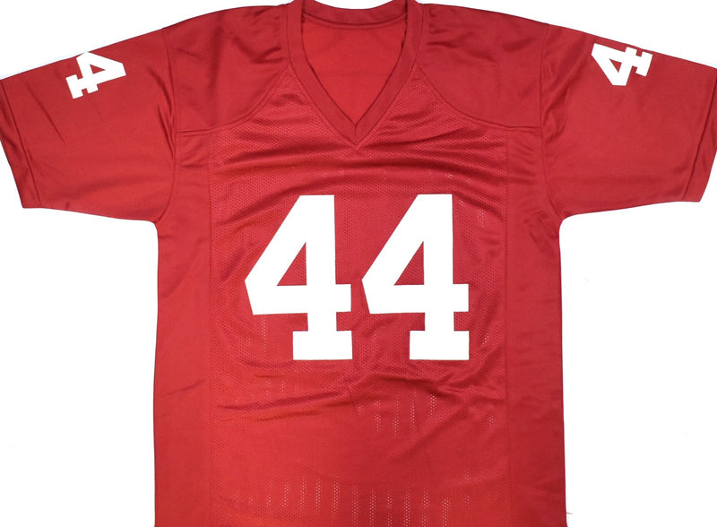 Brian Bosworth Autographed Oklahoma Sooners Custom Crimson Jersey