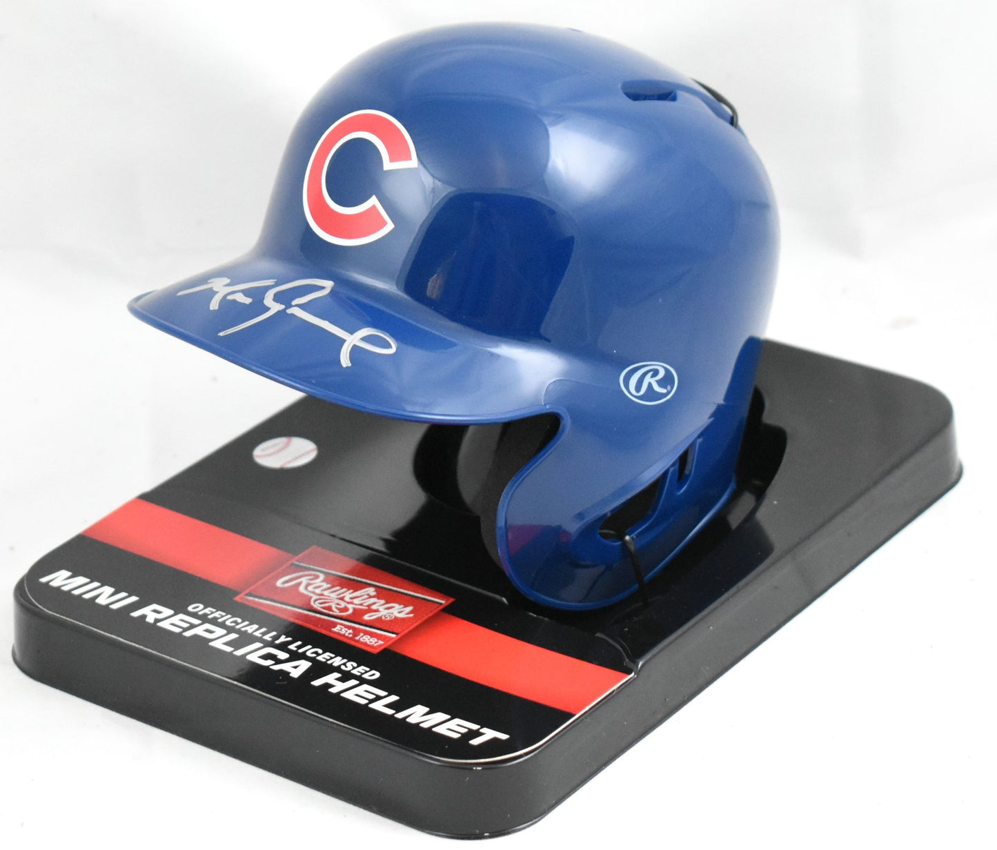 Mark Grace Autographed Chicago Cubs Mini Helmet