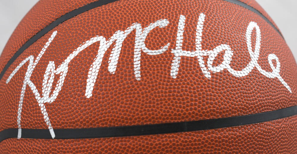 Kevin McHale Autographed Wilson NBA Authentic Series Basketball