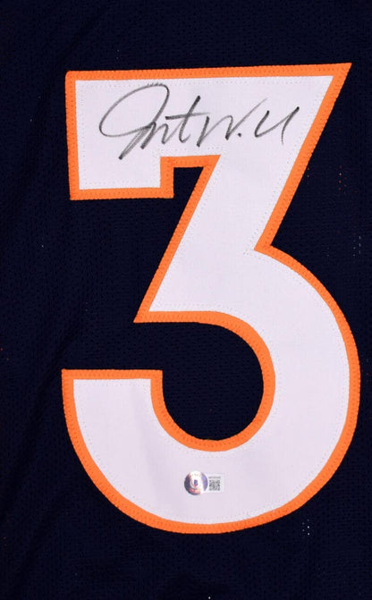 Javonte Williams Autographed Denver Broncos Blue Custom Jersey
