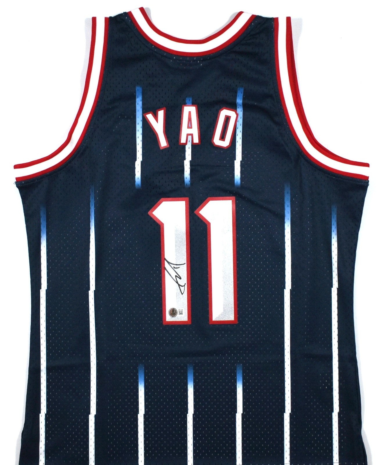 Yao Ming Signed Houston Rockets Mitchell & Ness Jersey
