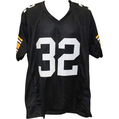 Franco Harris Autographed Pittsburgh Steelers Black Custom Jersey