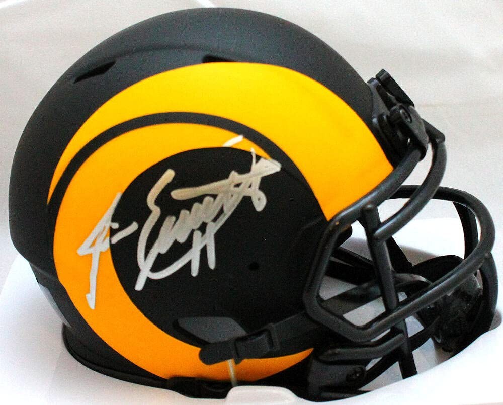 Jim Everett Autographed Los Angeles Rams Eclipse Mini Helmet