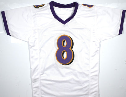 Trent Dilfer Signed White Custom Pro Style Jersey