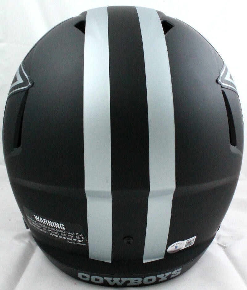 Dak Prescott Autographed Dallas Cowboys Full Size Eclipse Helmet