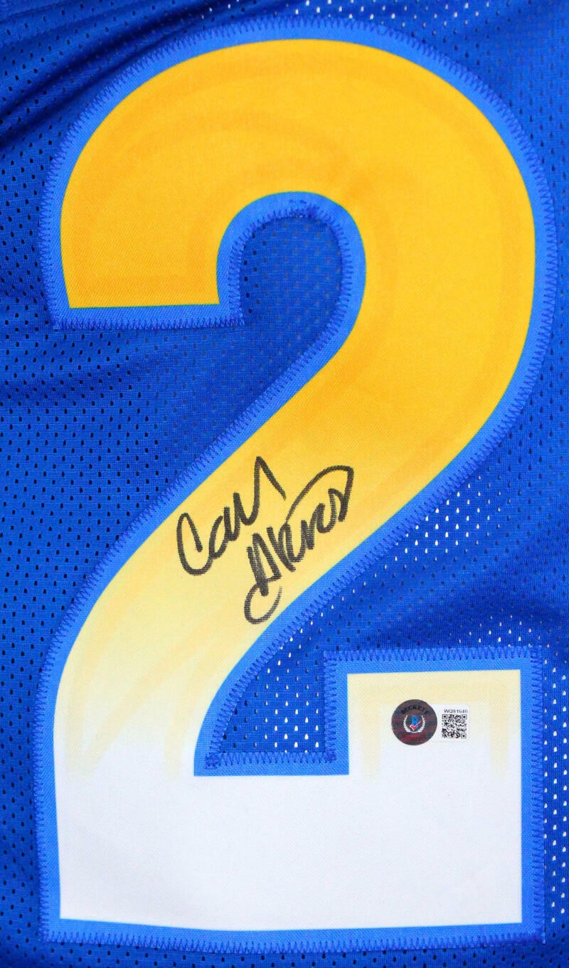 Cam Akers Signed Los Angeles Rams Custom Blue & Yellow Jersey