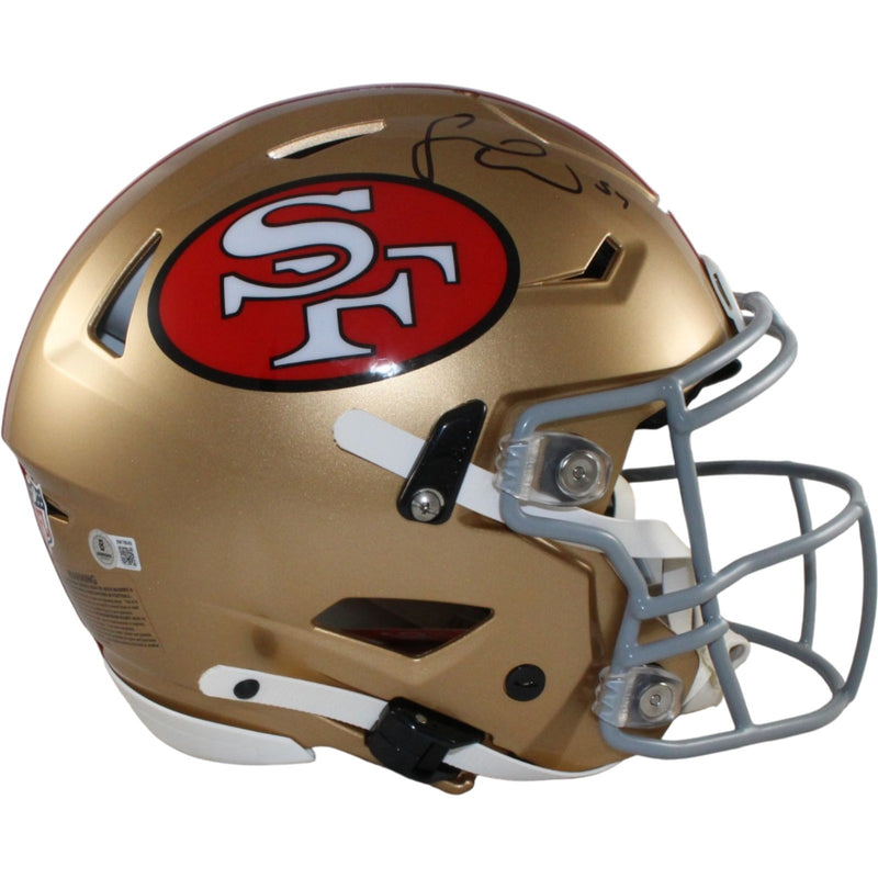 Fred Warner Signed San Francisco 49ers SpeedFlex Throwback Full Size Helmet