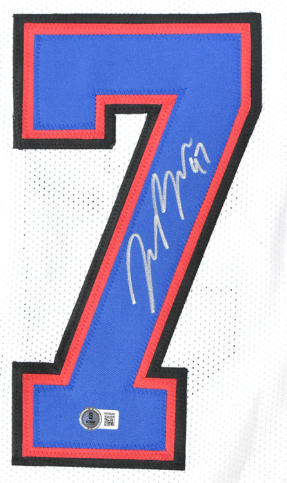 Joey Bosa Autographed White Custom Football Jersey