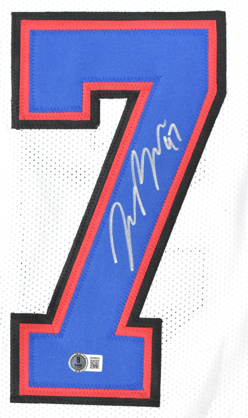 Joey Bosa Autographed White Custom Football Jersey