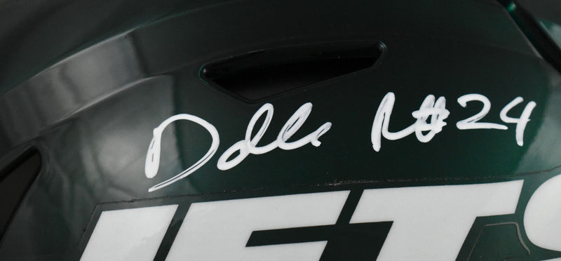 Darrelle Revis Signed New York Jets Full Size Speedflex Authentic Helmet