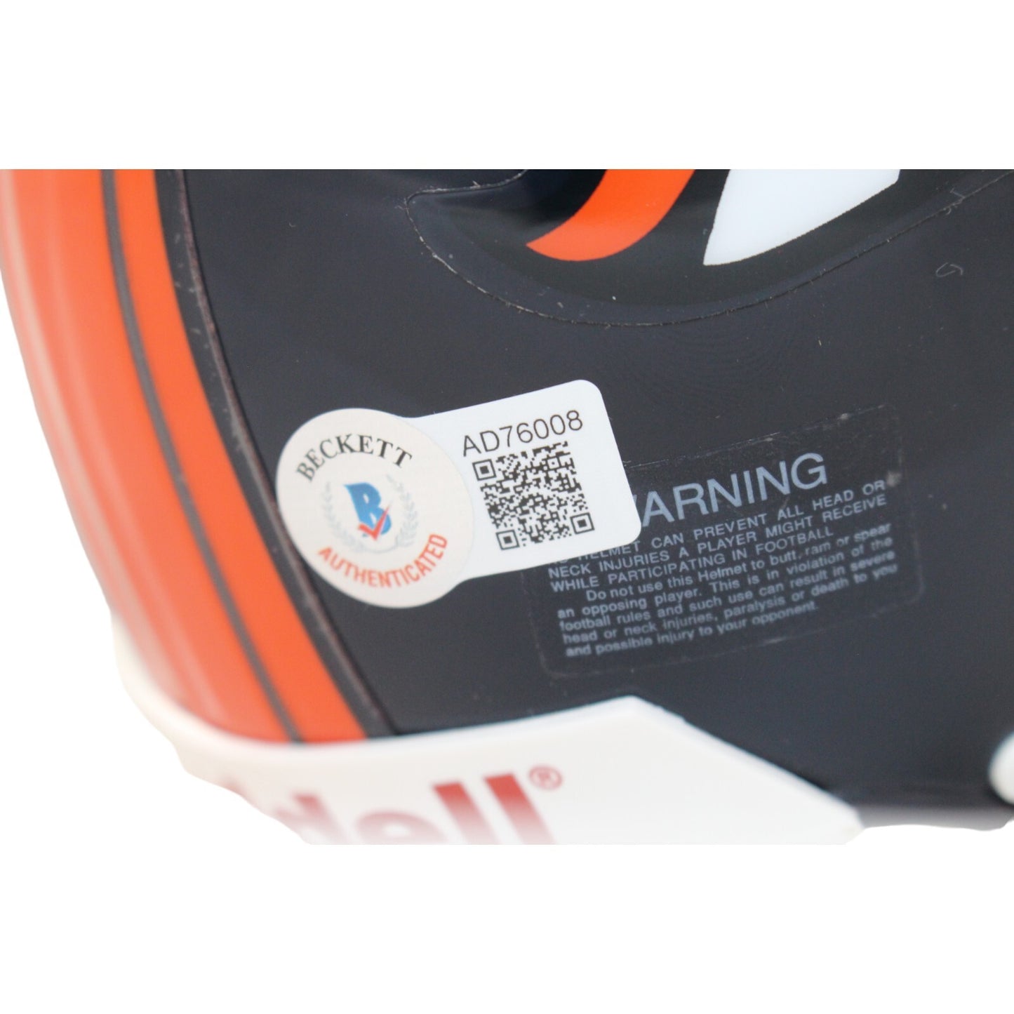 John Lynch Denver Broncos Autographed VSR4 Mini Helmet