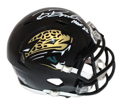 Tony Boselli Jacksonville Jaguars Signed Throwback Mini Helmet HOF BAS