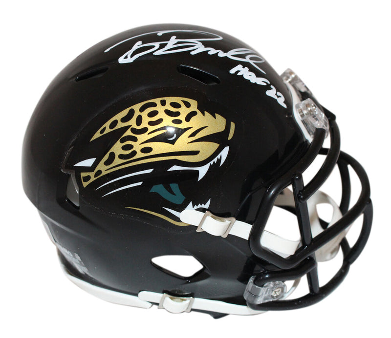 Tony Boselli Jacksonville Jaguars Signed Throwback Mini Helmet HOF BAS