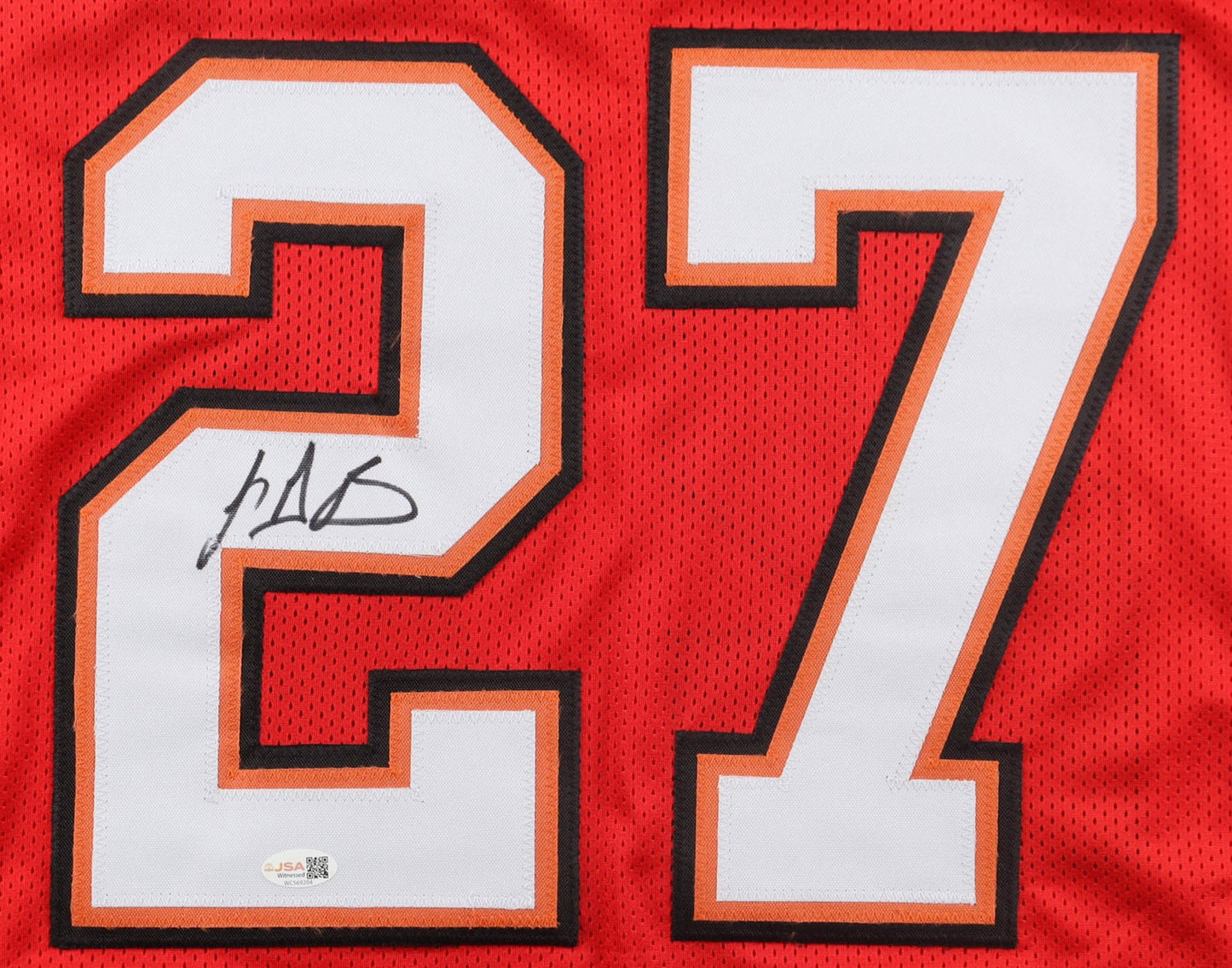 LeGarrette Blount Autographed Tampa Bay Buccaneers Red Custom Jersey