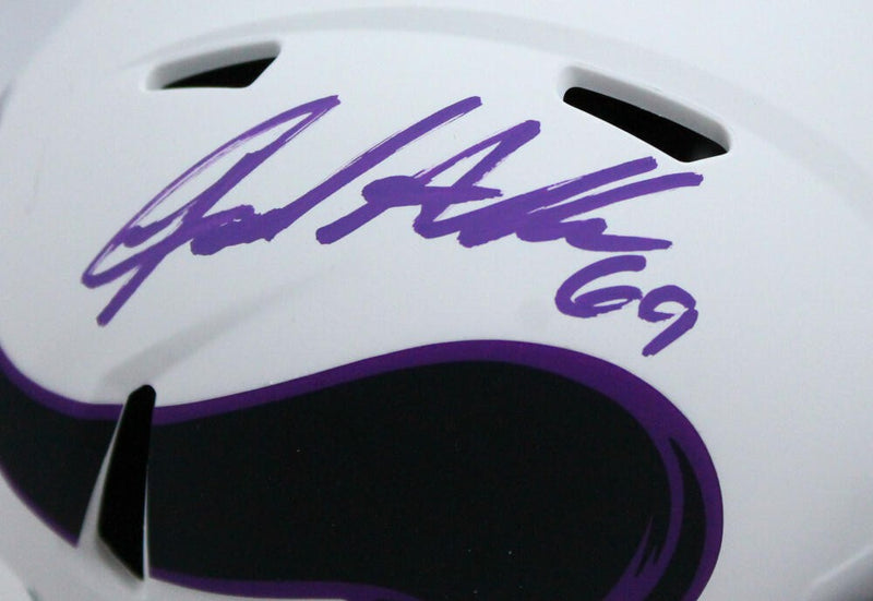 Jared Allen Signed Minnesota Vikings Lunar Speed Mini Helmet