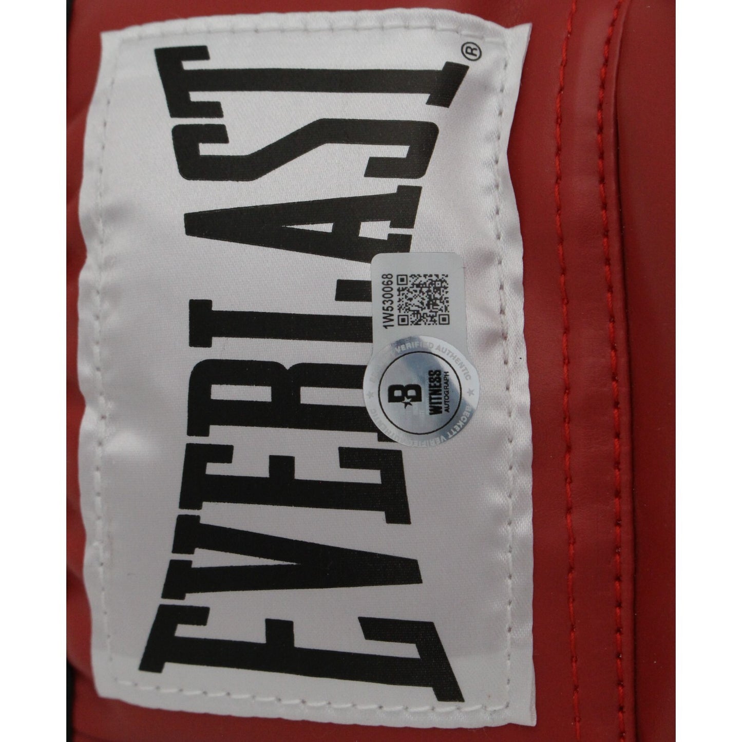 Sugar Ray Leonard & Roberto Duran Signed Red Everlast Boxing Glove