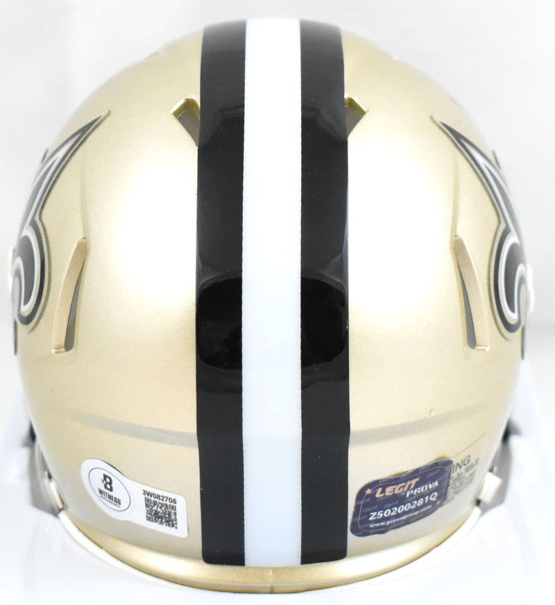 Cam Jordan Autographed New Orleans Saints Speed Mini Helmet
