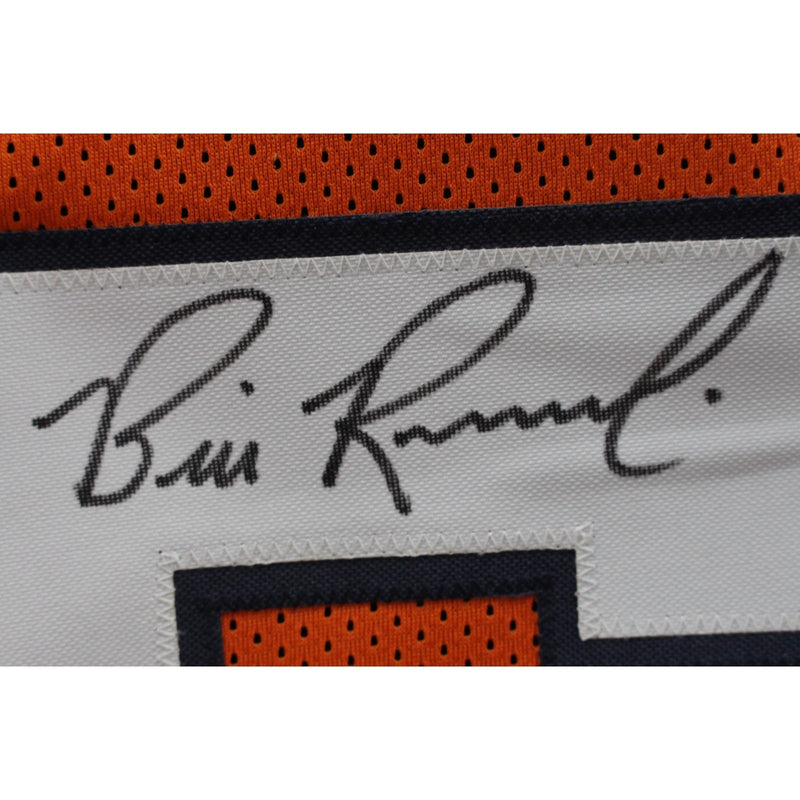 Bill Romanowski Signed Orange Custom Football Jersey (Beckett)