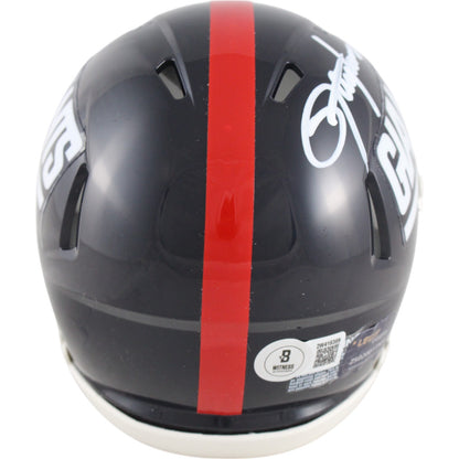Lawrence Taylor Signed New York Giants Throwback Speed Mini Helmet