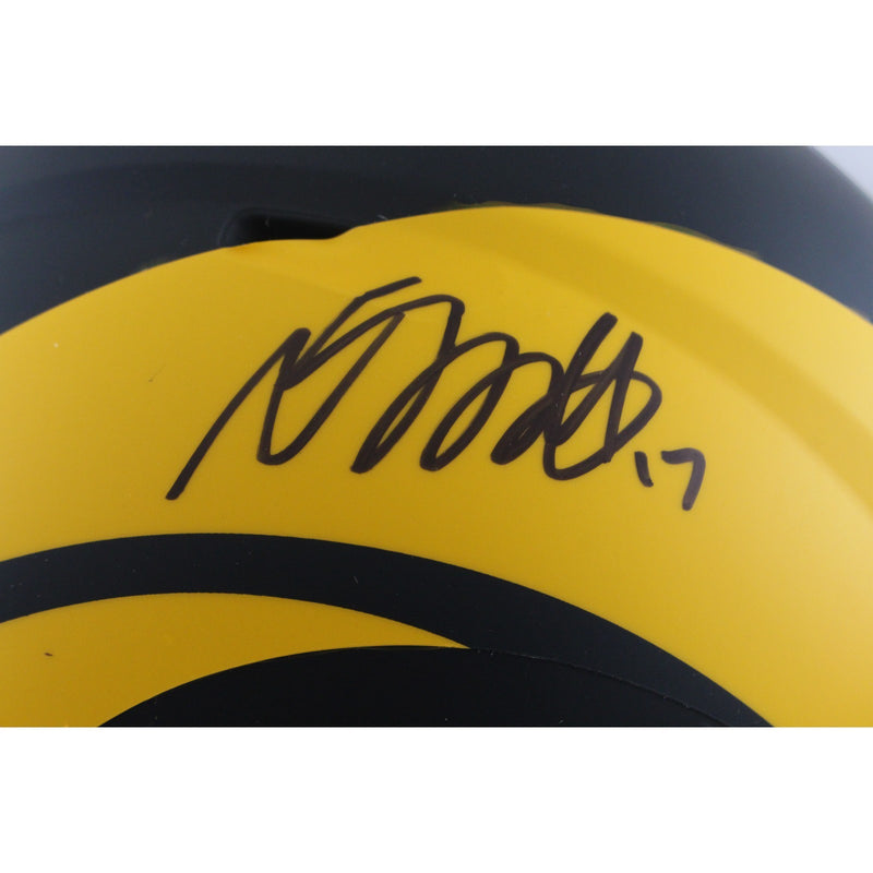 Davante Adams Signed Los Angeles Rams Full Size Pro Eclipse Helmet