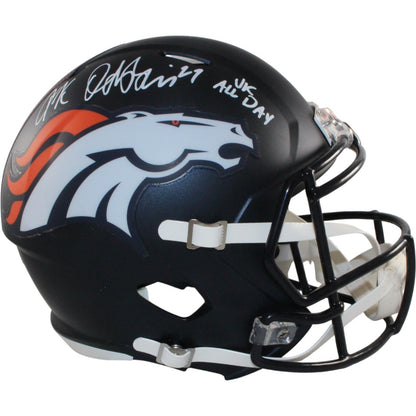 JK Dobbins Signed Denver Broncos Full Size Helmet - JK All Day