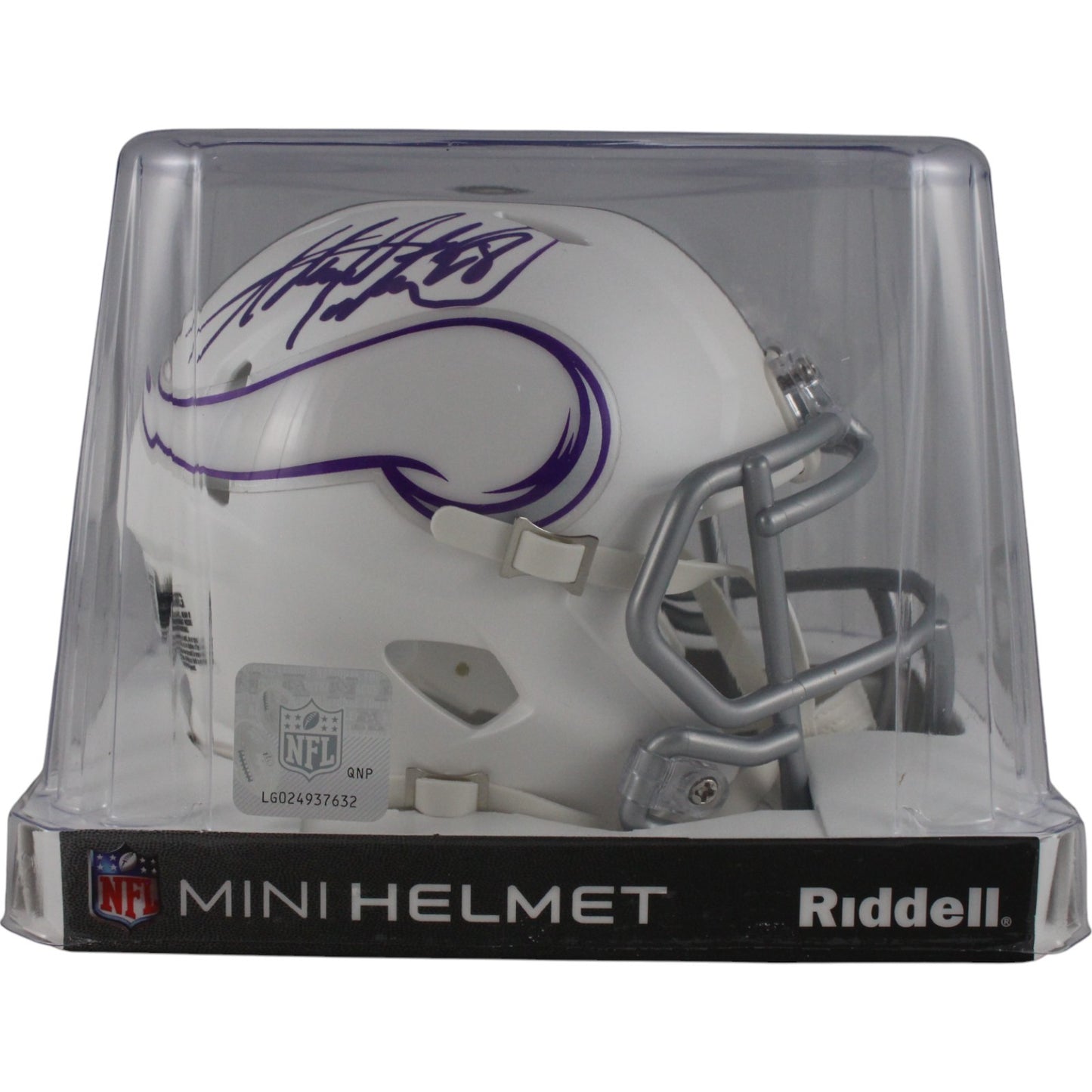 Adrian Peterson Autographed Minnesota Vikings 2024 Alternate Mini Helmet