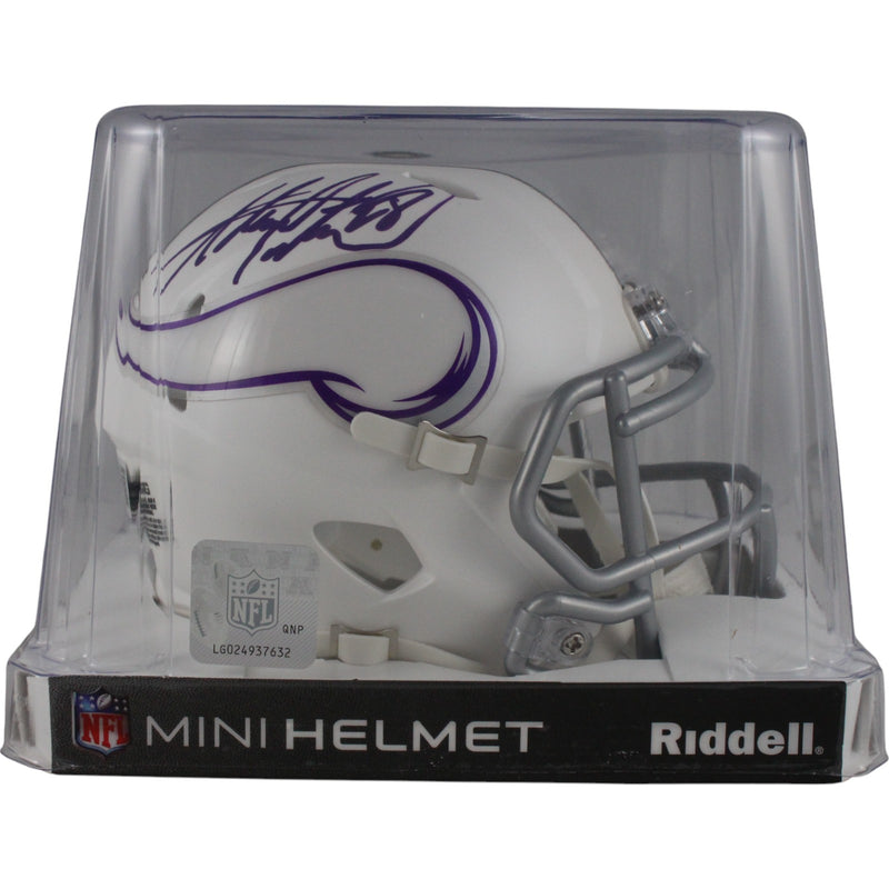 Adrian Peterson Autographed Minnesota Vikings 2024 Alternate Mini Helmet