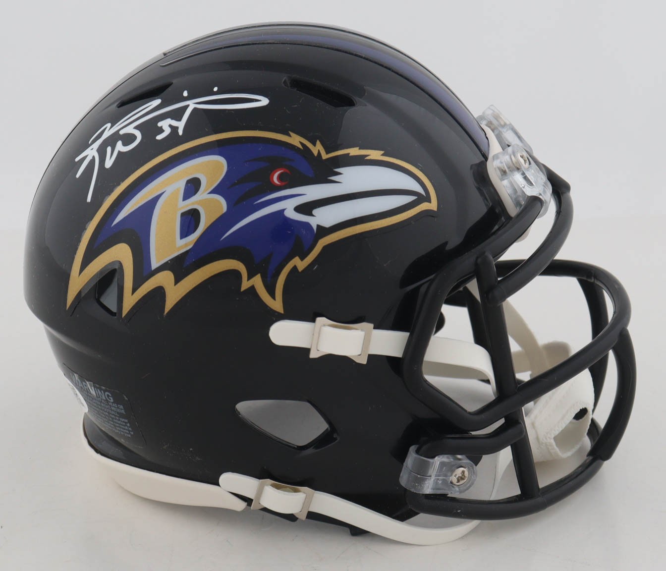 Ricky Williams Autographed Baltimore Ravens Mini Helmet