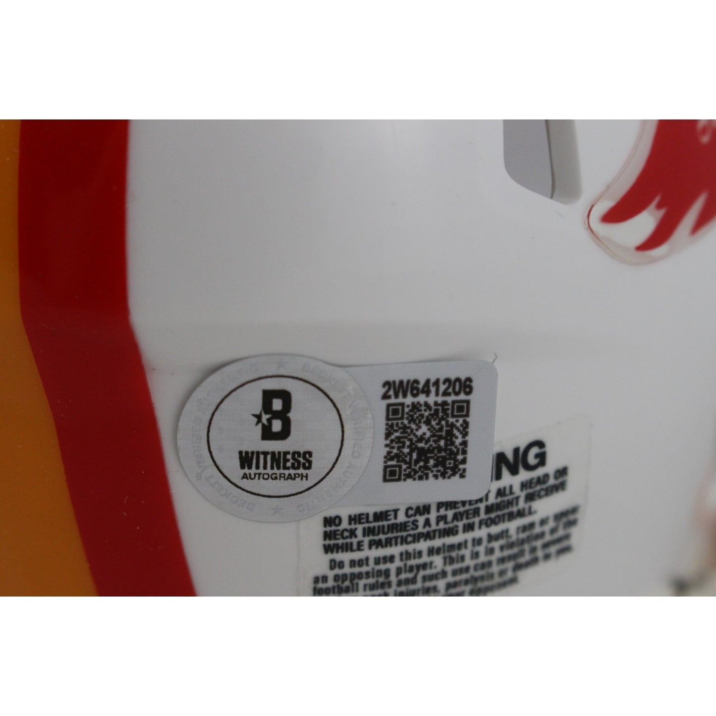 Mike Alstott Signed Tampa Bay Buccaneers Throwback Mini Helmet "A-Train"