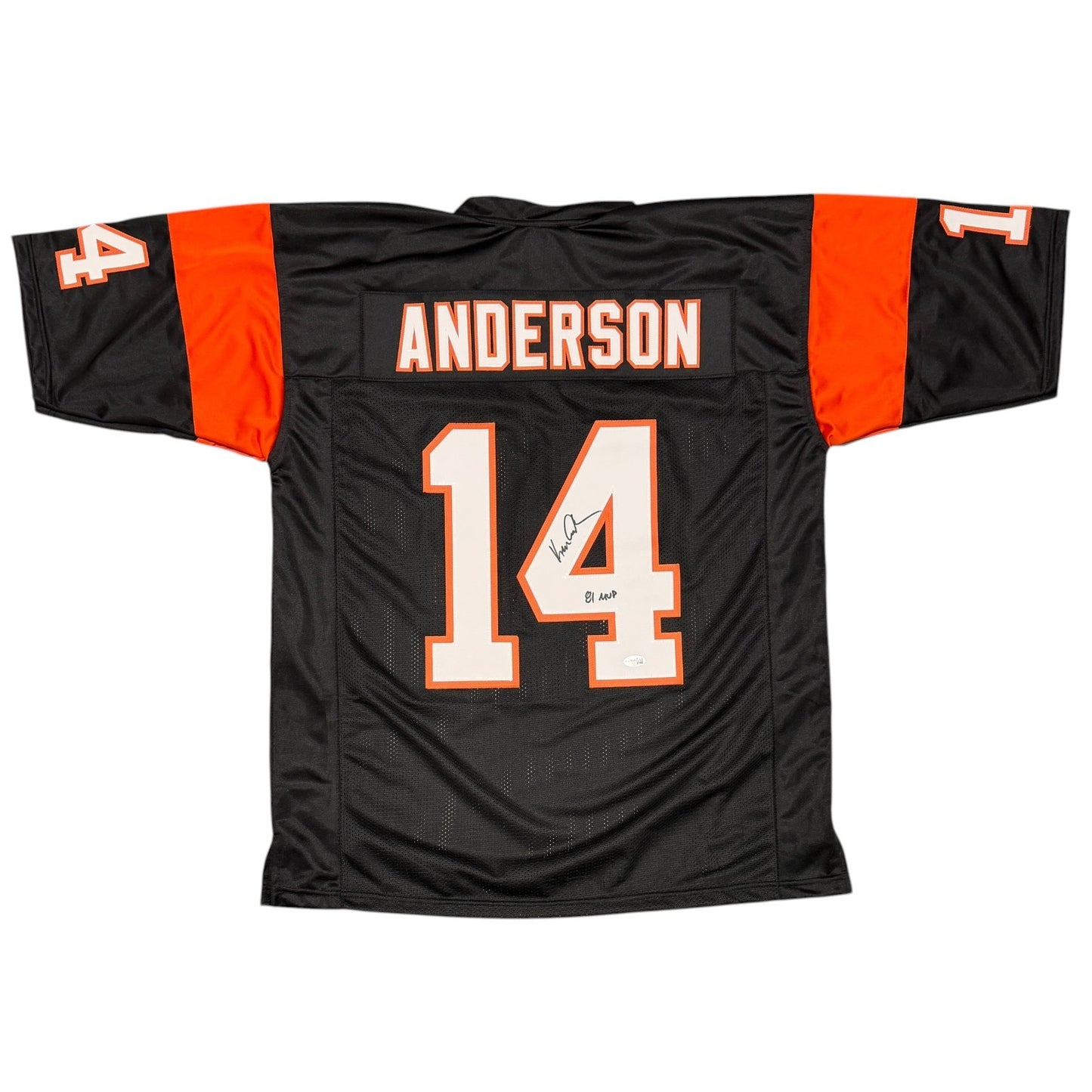 Ken Anderson Signed Cincinnati Bengals Custom Jersey ('81 MVP)