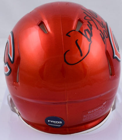 Dan Hampton Signed Chicago Bears Flash Speed Mini Helmet (HOF)