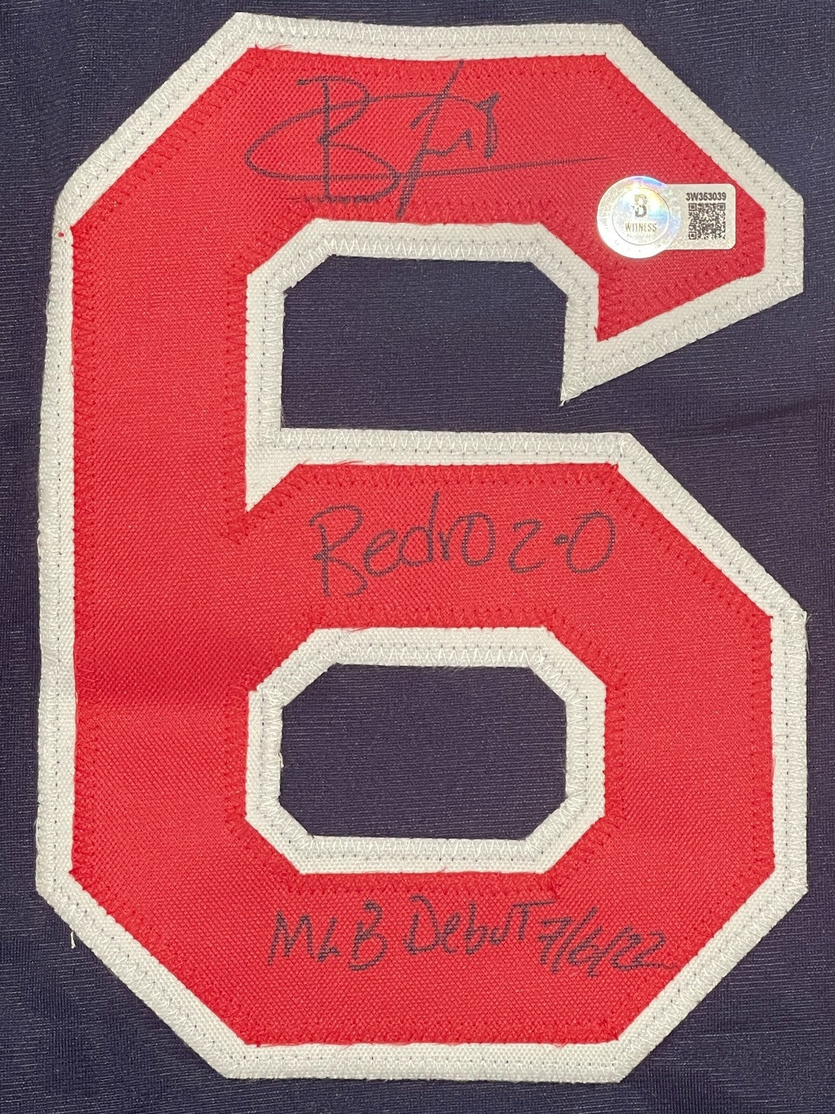 Brayan Bello Signed Boston Red Sox Custom Jersey w/ 2 Inscriptions