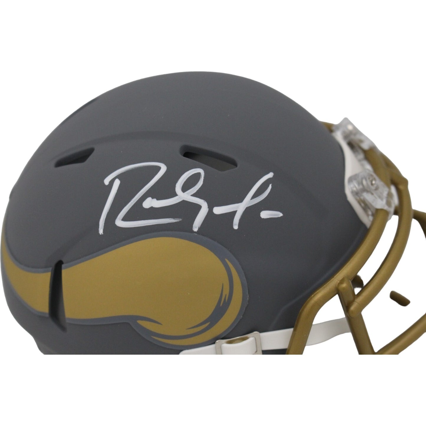 Randy Moss Autographed Minnesota Vikings Slate Mini Helmet