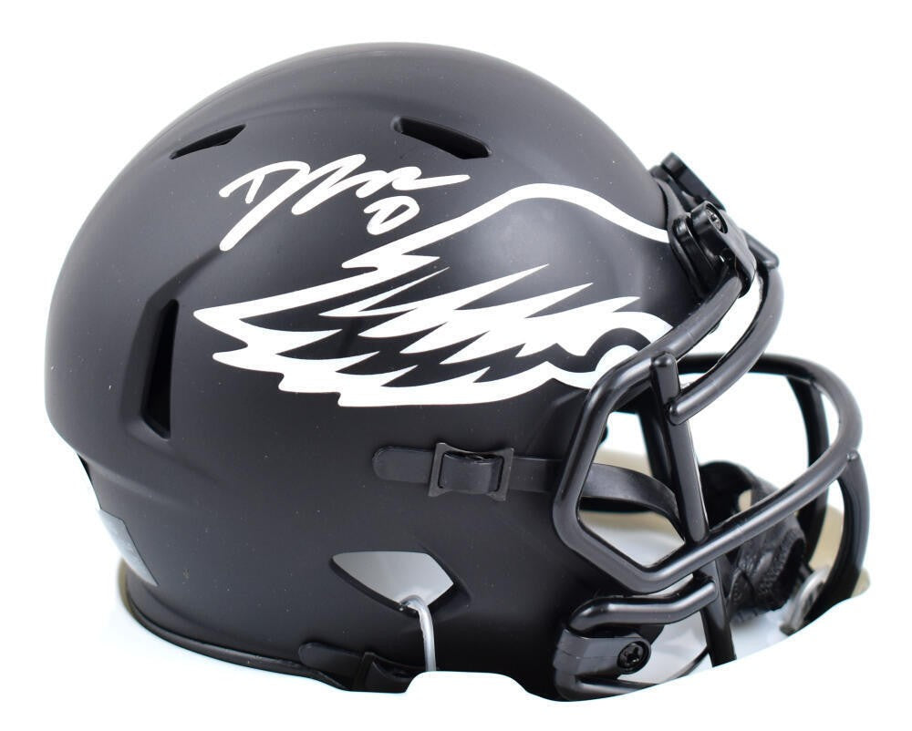D'Andre Swift Signed Philadelphia Eagles Eclipse Speed Mini Helmet