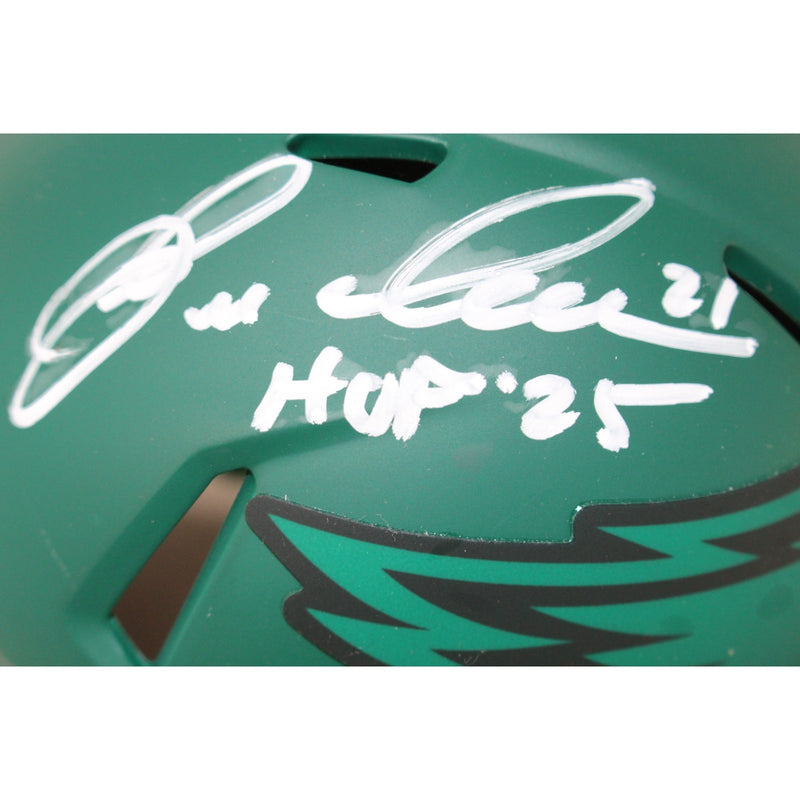 Eric Allen Signed Philadelphia Eagles Rave Mini Helmet